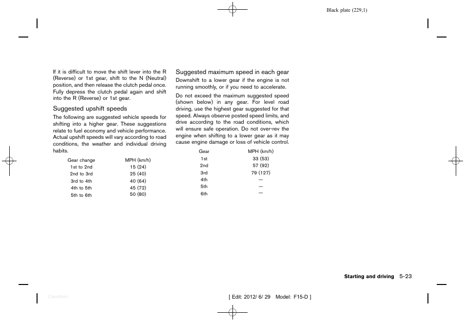 NISSAN 2013 JUKE - Owner's Manual User Manual | Page 231 / 347