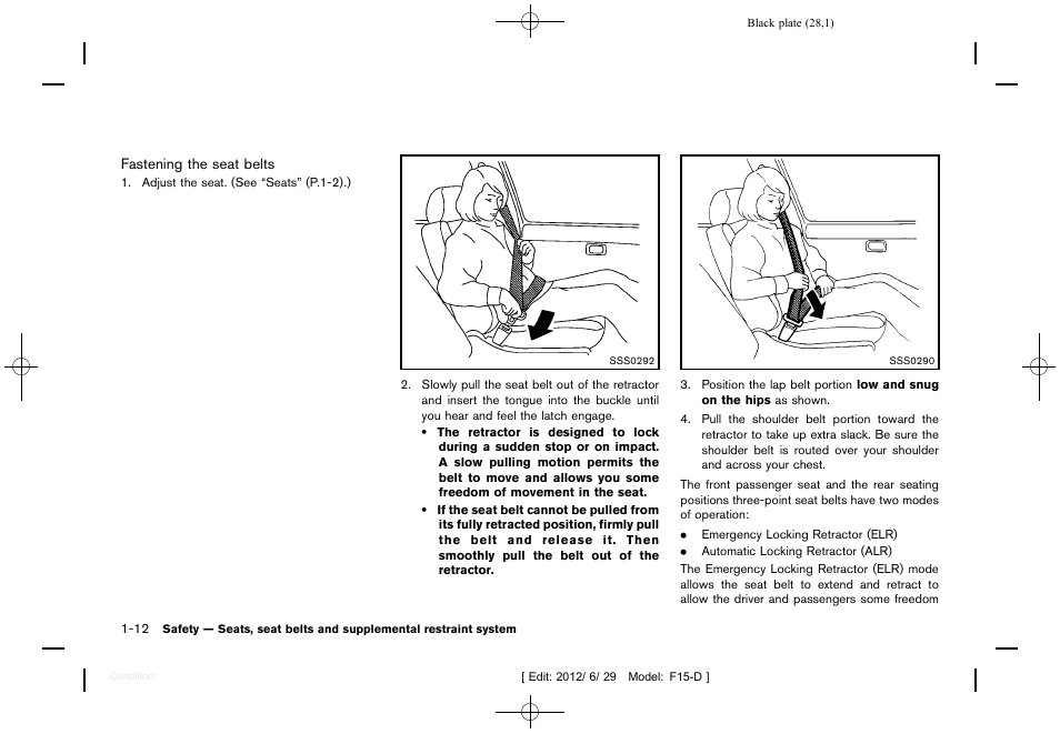 NISSAN 2013 JUKE - Owner's Manual User Manual | Page 30 / 347