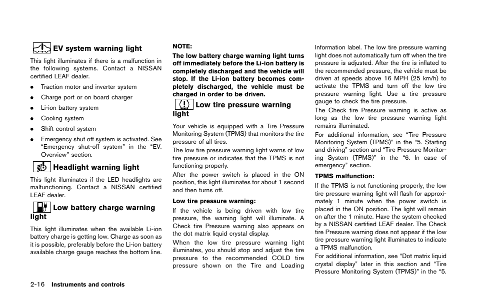 NISSAN 2011 LEAF - Owner's Manual User Manual | Page 153 / 354