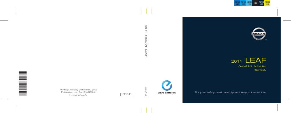 Leaf | NISSAN 2011 LEAF - Owner's Manual User Manual | Page 354 / 354