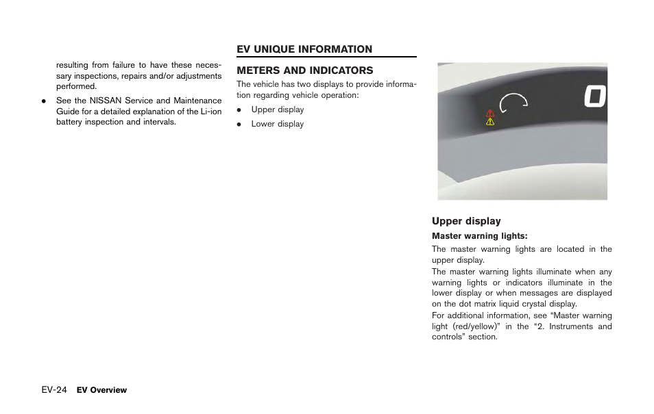 NISSAN 2011 LEAF - Owner's Manual User Manual | Page 47 / 354