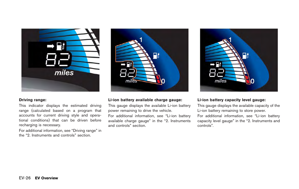 NISSAN 2011 LEAF - Owner's Manual User Manual | Page 49 / 354