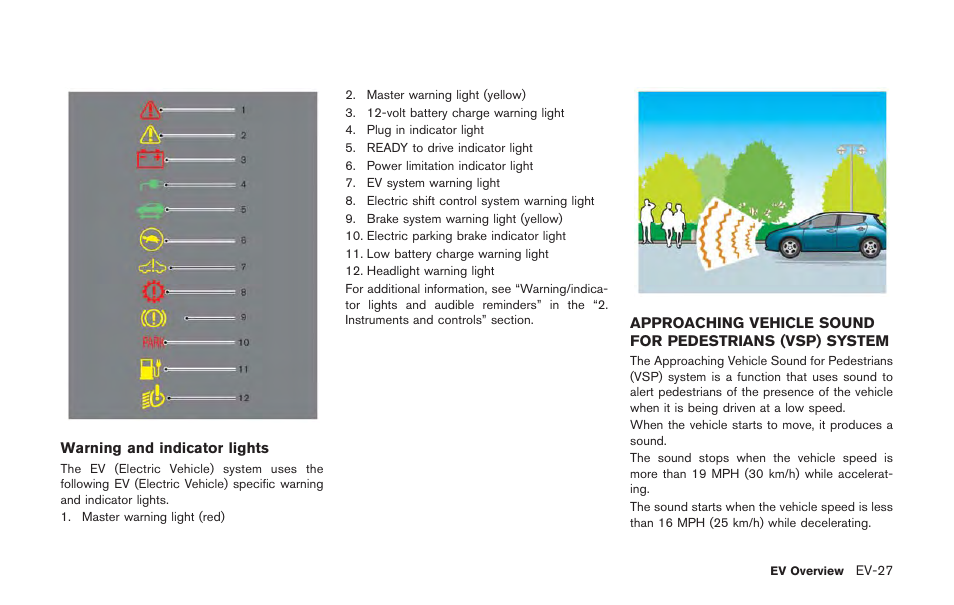 NISSAN 2011 LEAF - Owner's Manual User Manual | Page 50 / 354