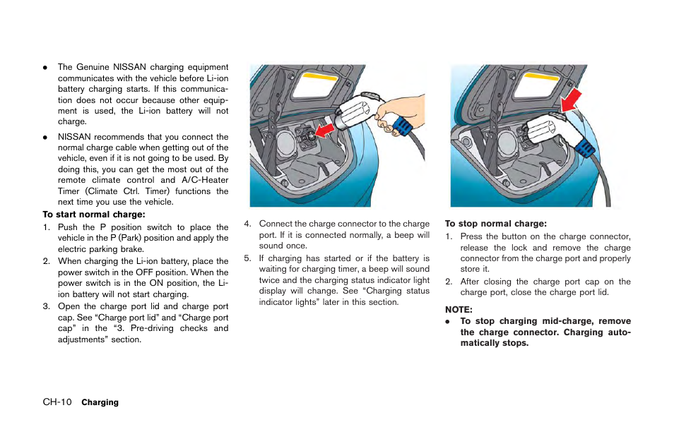NISSAN 2011 LEAF - Owner's Manual User Manual | Page 63 / 354