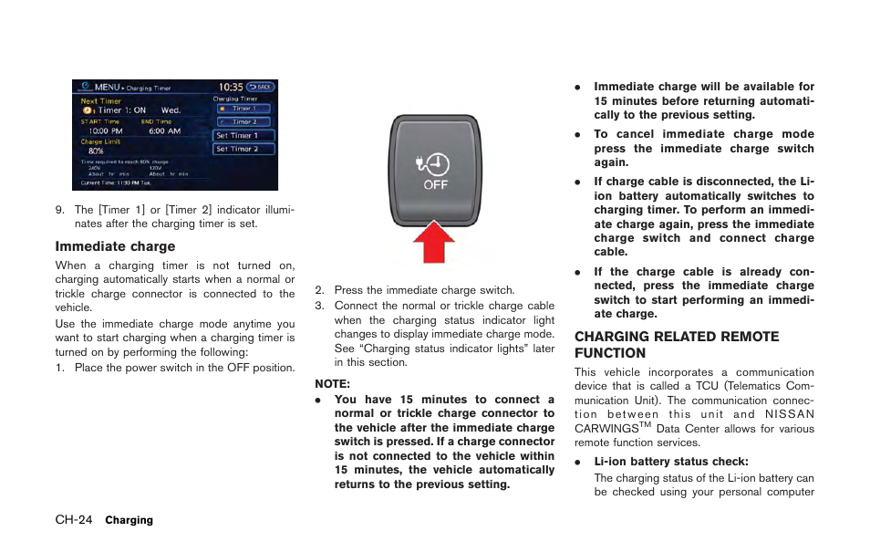 NISSAN 2011 LEAF - Owner's Manual User Manual | Page 77 / 354