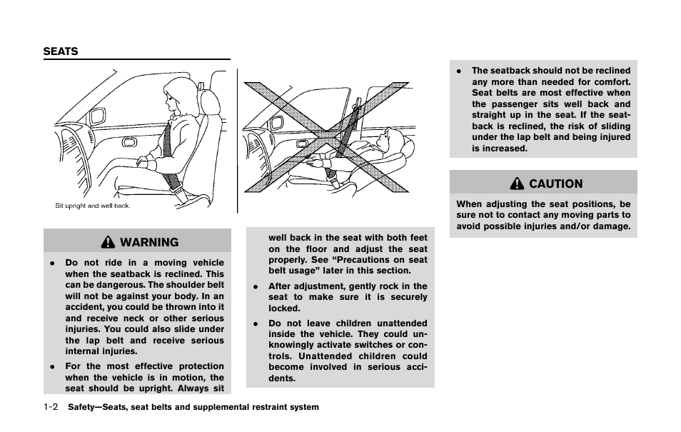 Seats -2 | NISSAN 2011 LEAF - Owner's Manual User Manual | Page 87 / 354