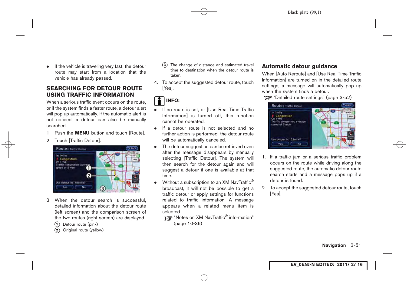 NISSAN 2011 LEAF - Navigation System Owner's Manual User Manual | Page 105 / 259