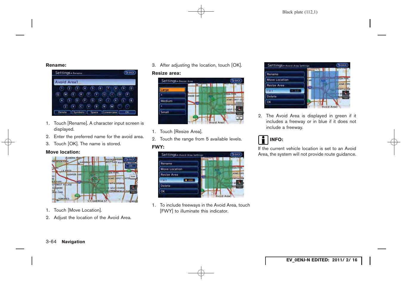 NISSAN 2011 LEAF - Navigation System Owner's Manual User Manual | Page 118 / 259