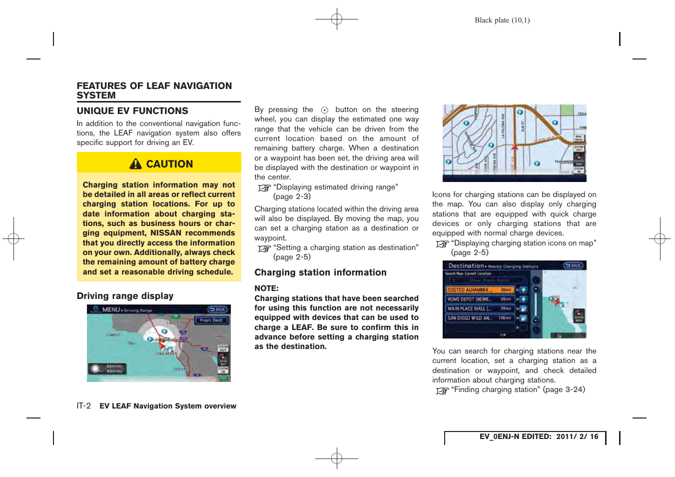 NISSAN 2011 LEAF - Navigation System Owner's Manual User Manual | Page 16 / 259