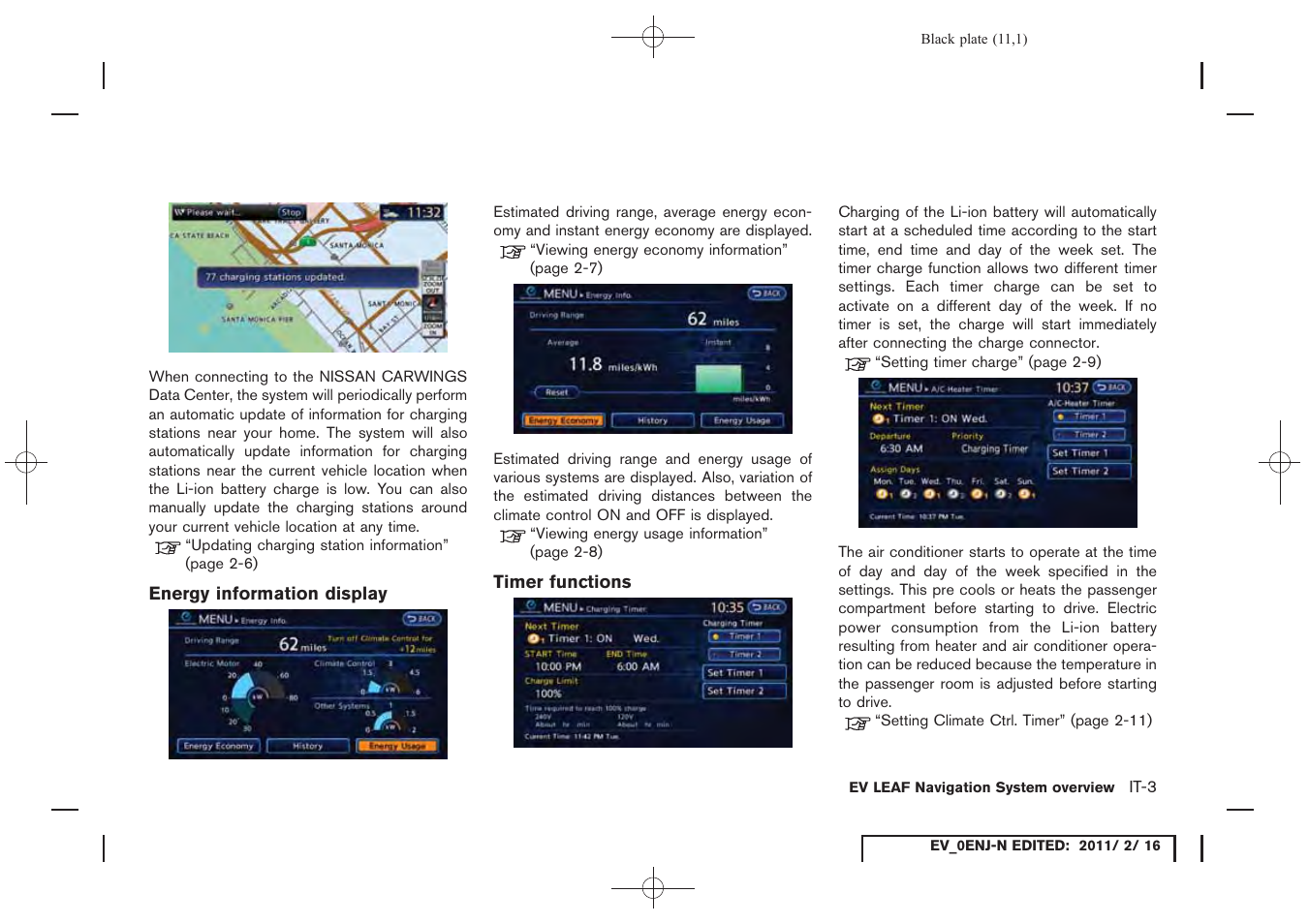 NISSAN 2011 LEAF - Navigation System Owner's Manual User Manual | Page 17 / 259