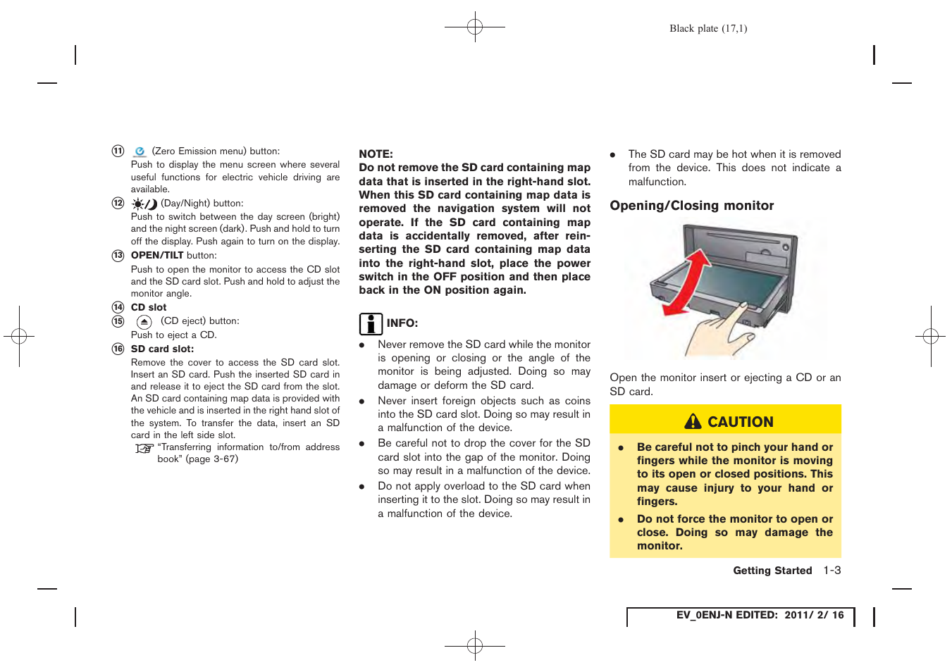 NISSAN 2011 LEAF - Navigation System Owner's Manual User Manual | Page 23 / 259