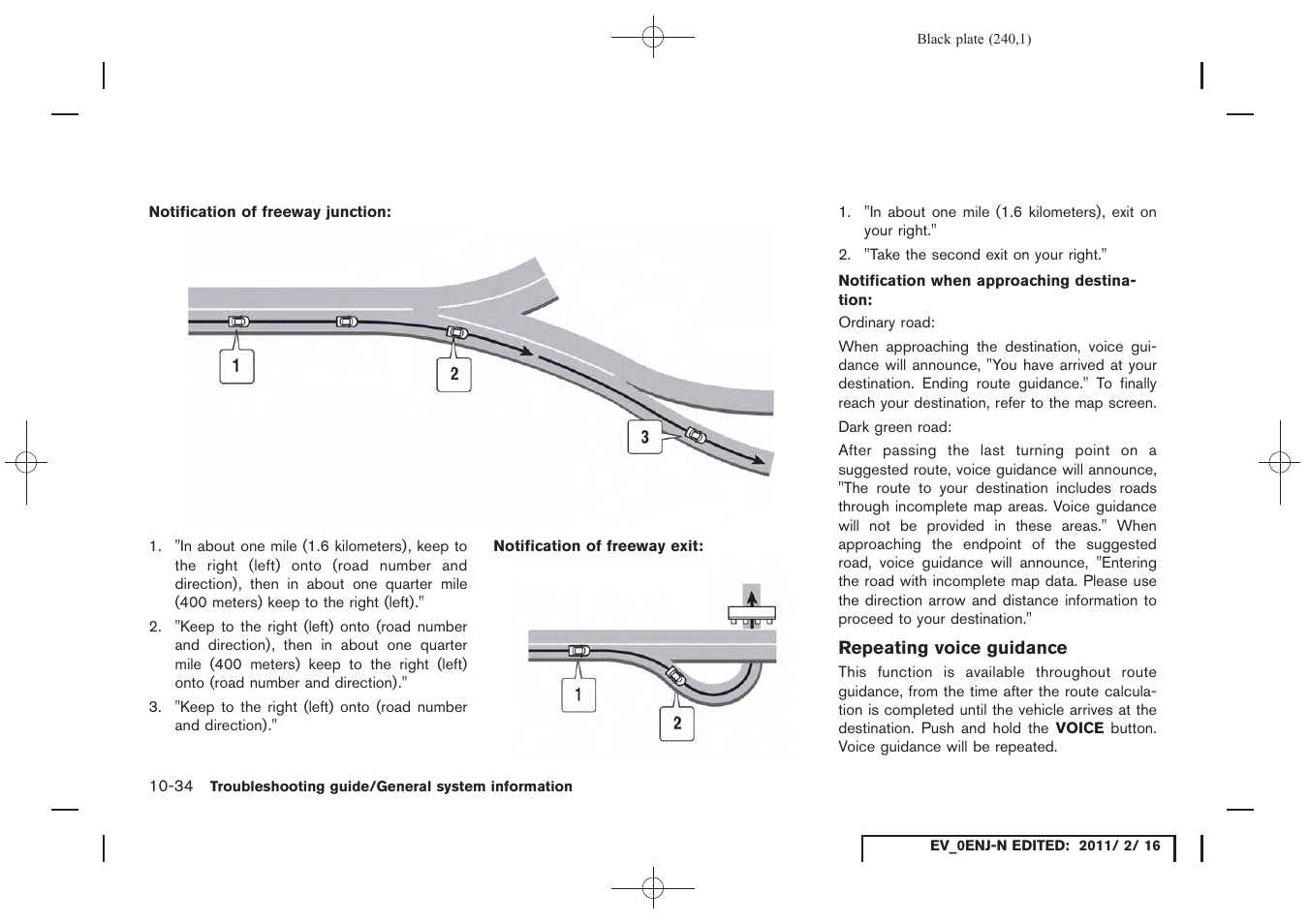 NISSAN 2011 LEAF - Navigation System Owner's Manual User Manual | Page 246 / 259