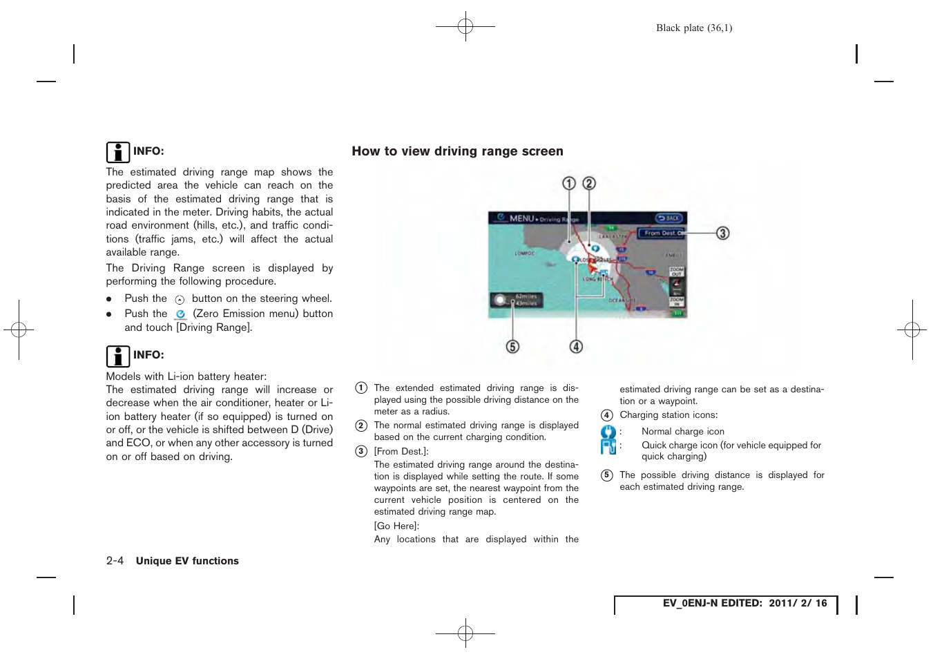 NISSAN 2011 LEAF - Navigation System Owner's Manual User Manual | Page 42 / 259