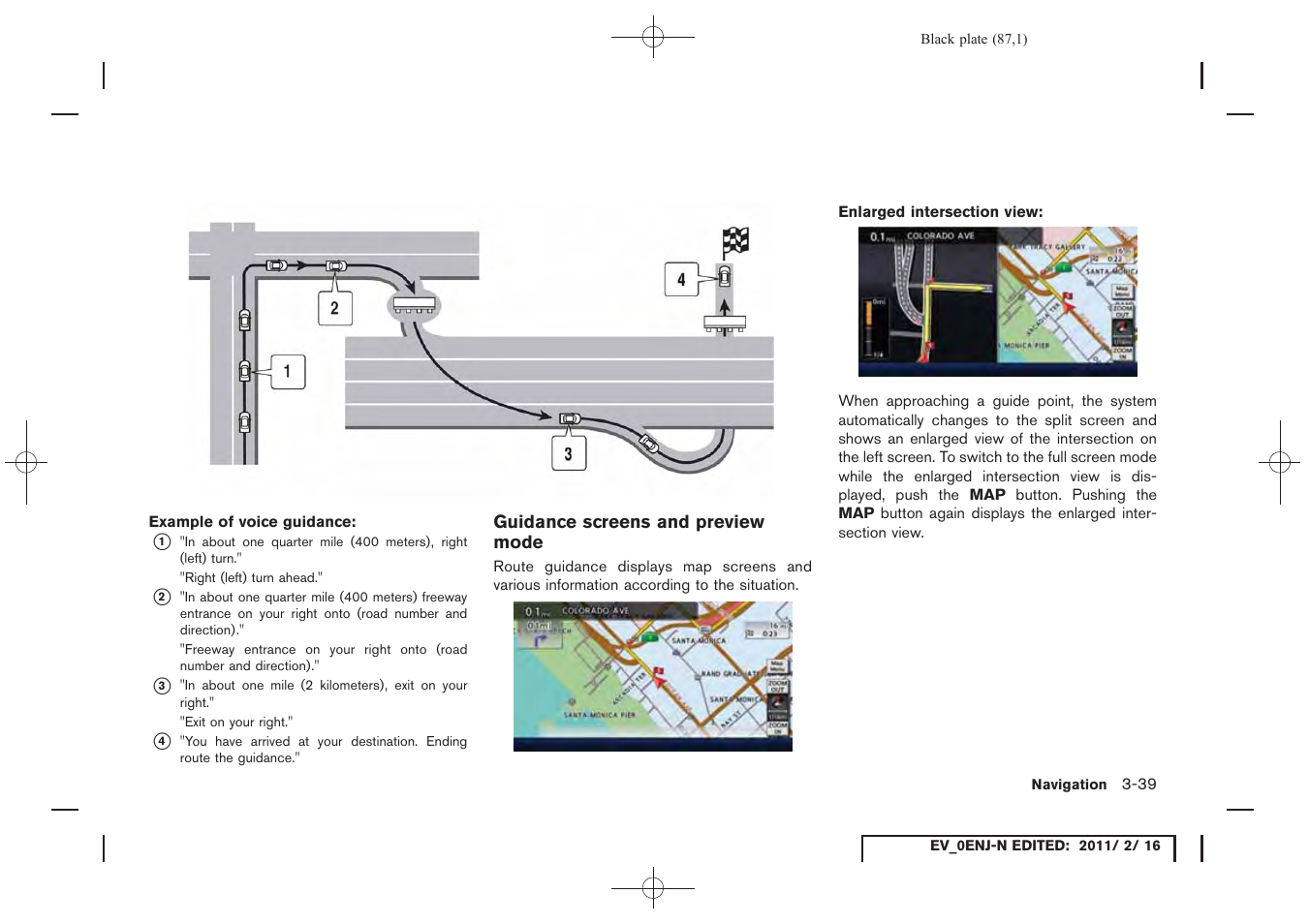 NISSAN 2011 LEAF - Navigation System Owner's Manual User Manual | Page 93 / 259