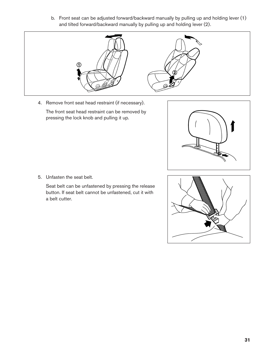 NISSAN 2011 LEAF - First Responder's Guide User Manual | Page 31 / 37