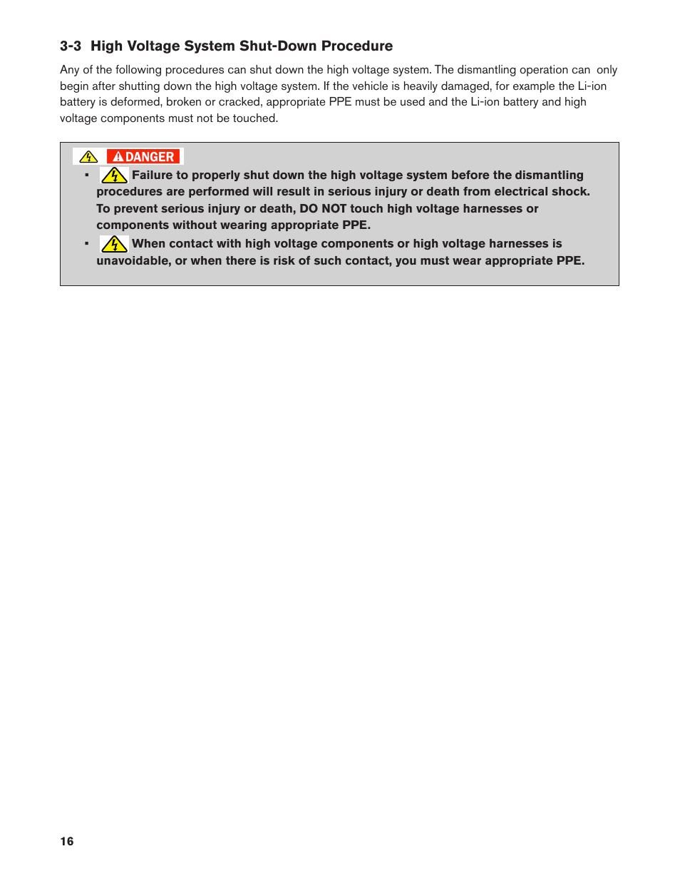 3 high voltage system shut-down procedure | NISSAN 2011 LEAF - Dismantling Guide User Manual | Page 16 / 42