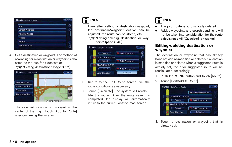 NISSAN 2012 LEAF - Navigation System Owner's Manual User Manual | Page 102 / 259