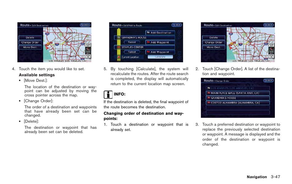 NISSAN 2012 LEAF - Navigation System Owner's Manual User Manual | Page 103 / 259