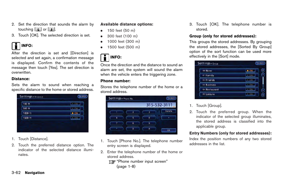 NISSAN 2012 LEAF - Navigation System Owner's Manual User Manual | Page 118 / 259