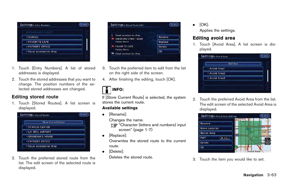 NISSAN 2012 LEAF - Navigation System Owner's Manual User Manual | Page 119 / 259