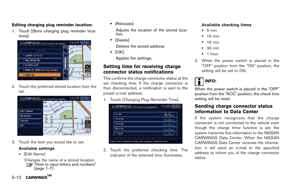 NISSAN 2012 LEAF - Navigation System Owner's Manual User Manual | Page 162 / 259