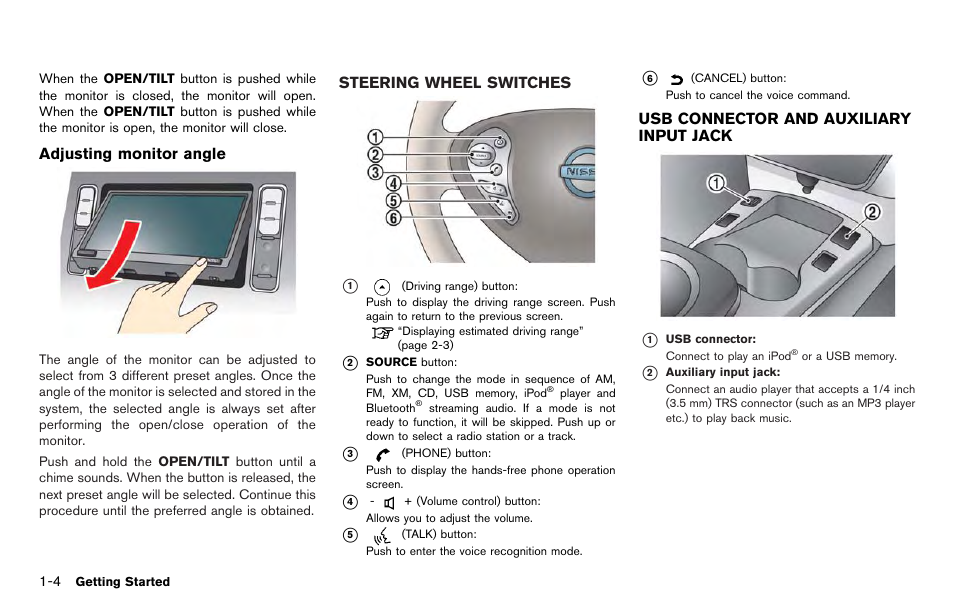 NISSAN 2012 LEAF - Navigation System Owner's Manual User Manual | Page 24 / 259