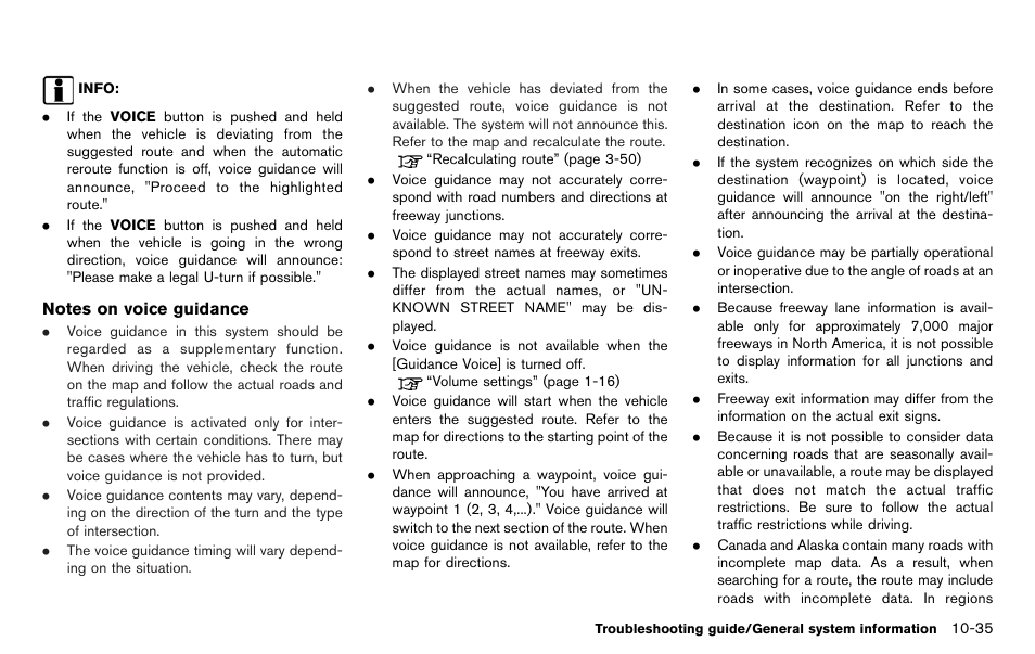 NISSAN 2012 LEAF - Navigation System Owner's Manual User Manual | Page 247 / 259