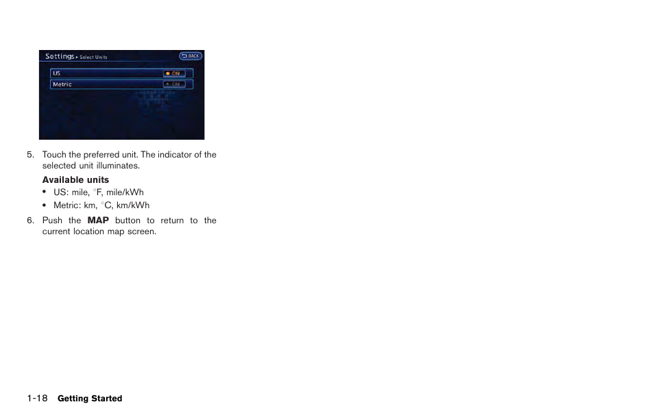 NISSAN 2012 LEAF - Navigation System Owner's Manual User Manual | Page 38 / 259