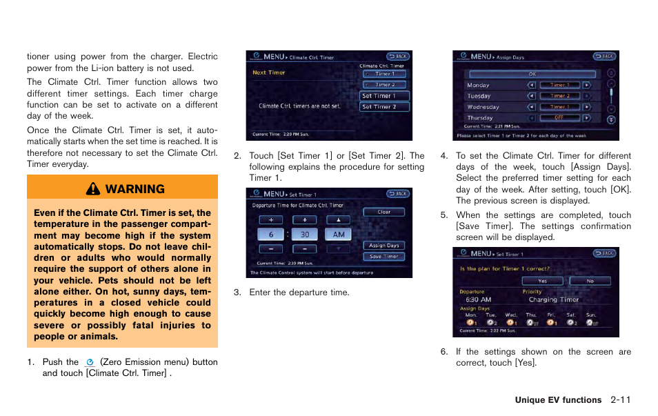 Warning | NISSAN 2012 LEAF - Navigation System Owner's Manual User Manual | Page 49 / 259