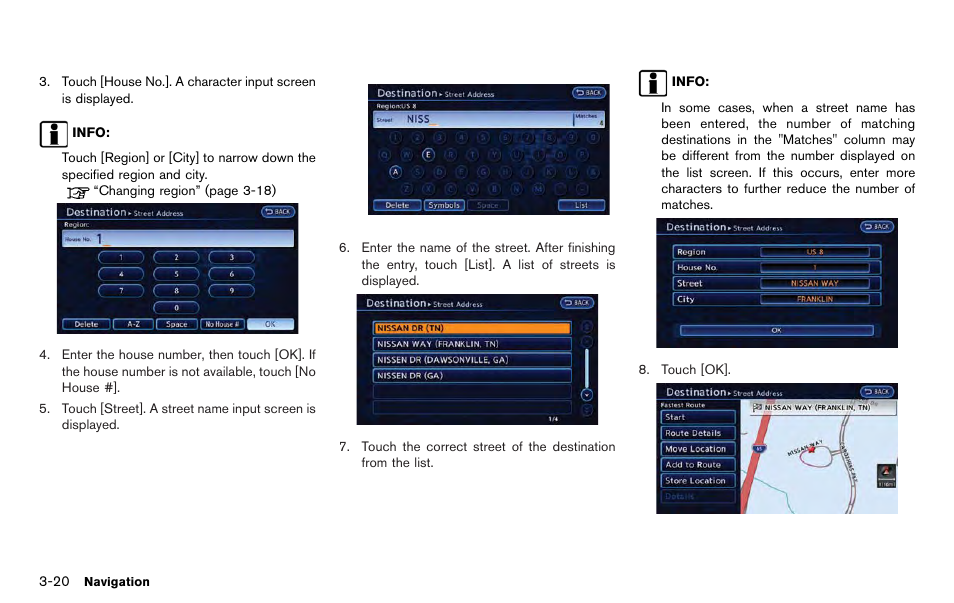 NISSAN 2012 LEAF - Navigation System Owner's Manual User Manual | Page 76 / 259