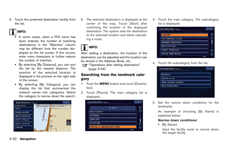 NISSAN 2012 LEAF - Navigation System Owner's Manual User Manual | Page 78 / 259