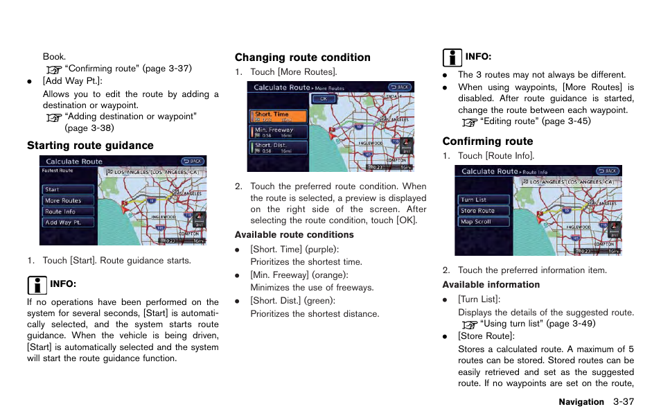 NISSAN 2012 LEAF - Navigation System Owner's Manual User Manual | Page 93 / 259