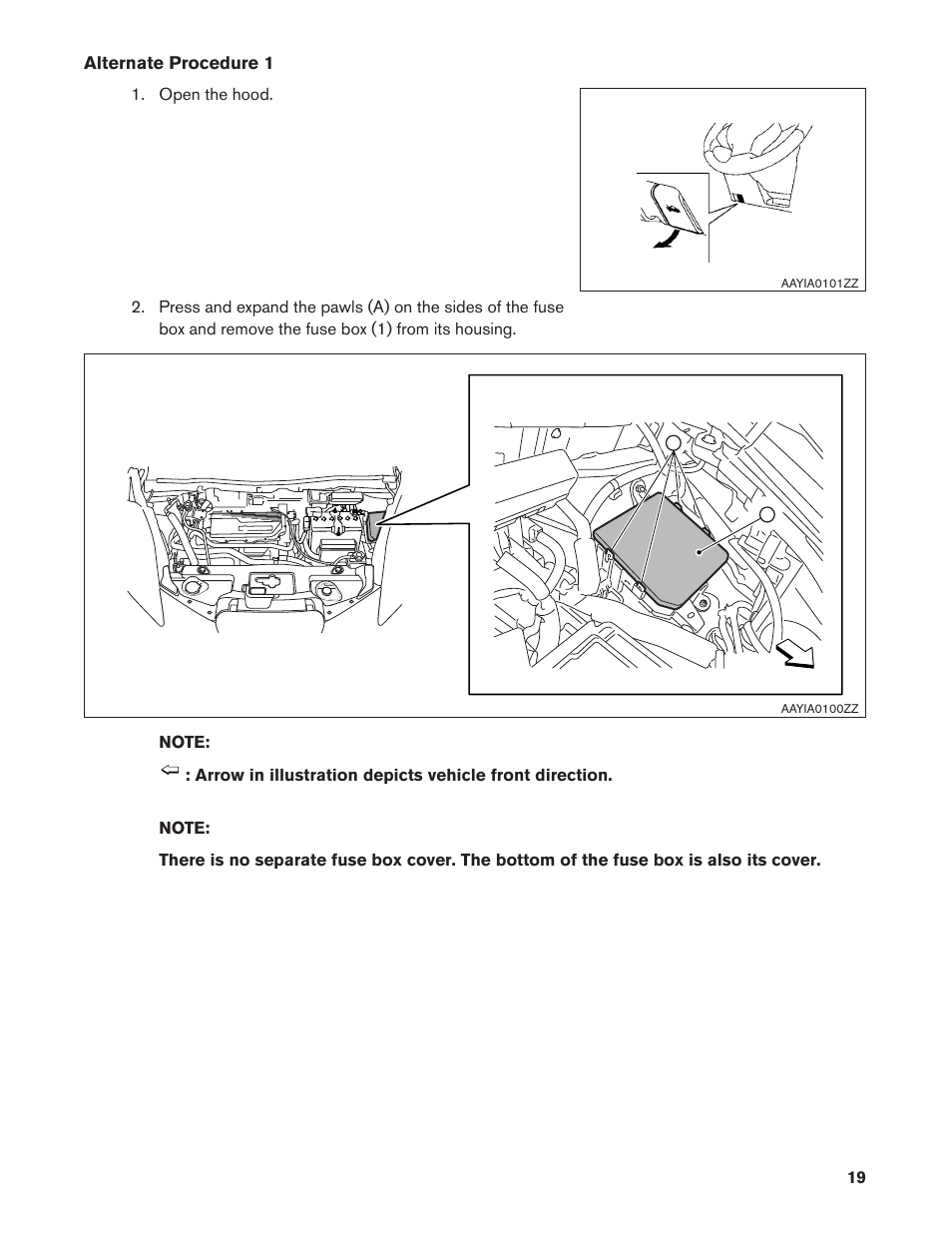 Alternate procedure 1 | NISSAN 2012 LEAF - First Responder's Guide User Manual | Page 19 / 35