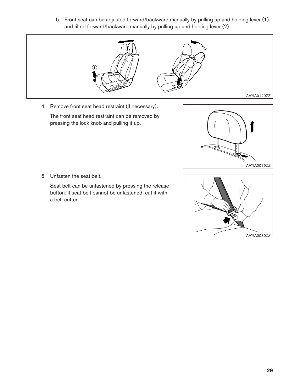 NISSAN 2012 LEAF - First Responder's Guide User Manual | Page 29 / 35