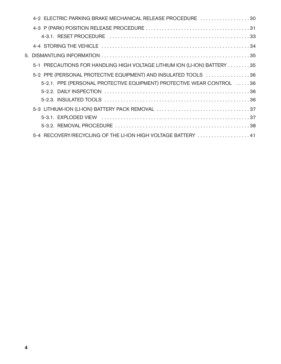 NISSAN 2012 LEAF - Dismantling Guide User Manual | Page 4 / 42