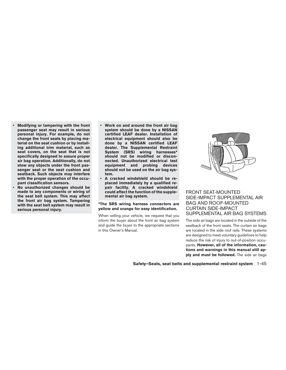 NISSAN 2013 LEAF - Owner's Manual User Manual | Page 134 / 402