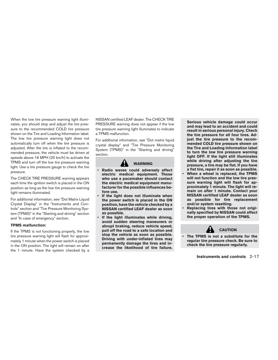 NISSAN 2013 LEAF - Owner's Manual User Manual | Page 156 / 402