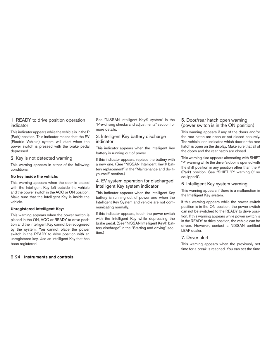 NISSAN 2013 LEAF - Owner's Manual User Manual | Page 163 / 402