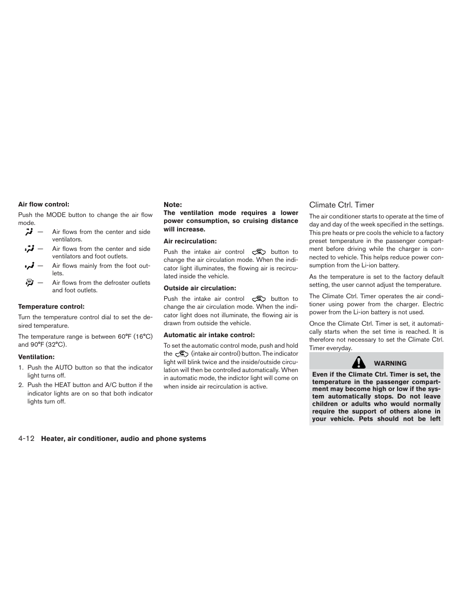 NISSAN 2013 LEAF - Owner's Manual User Manual | Page 237 / 402