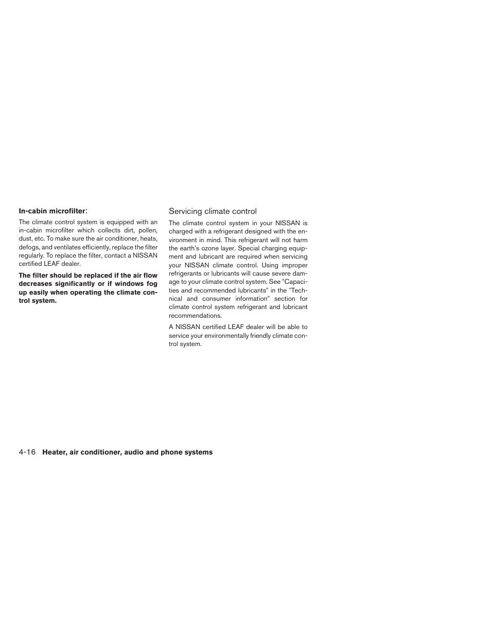 NISSAN 2013 LEAF - Owner's Manual User Manual | Page 241 / 402