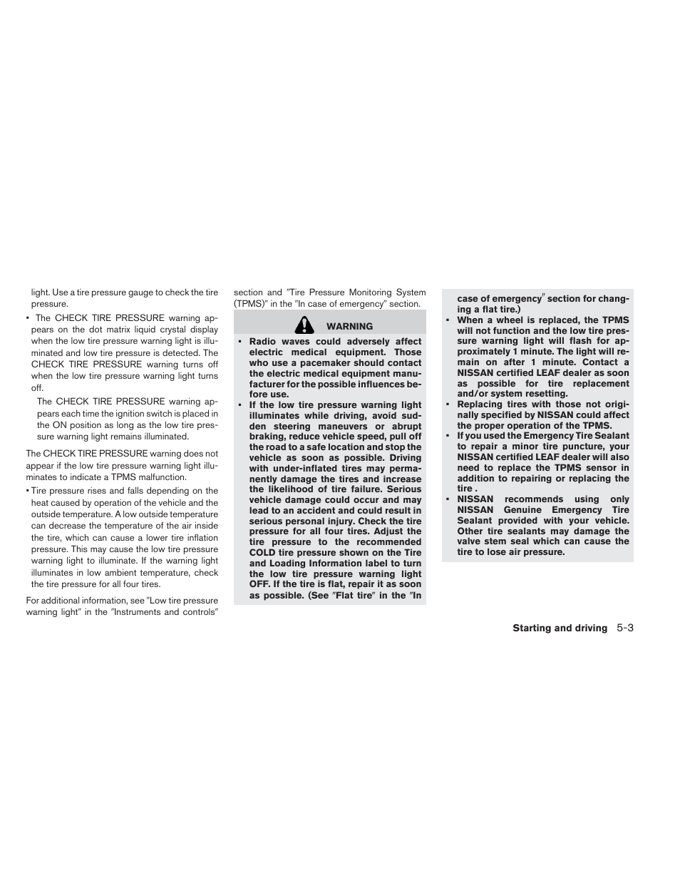 NISSAN 2013 LEAF - Owner's Manual User Manual | Page 286 / 402