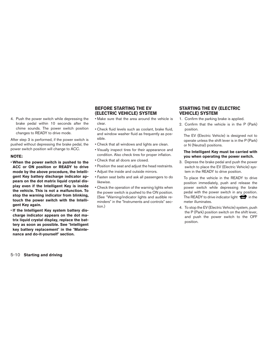 NISSAN 2013 LEAF - Owner's Manual User Manual | Page 293 / 402