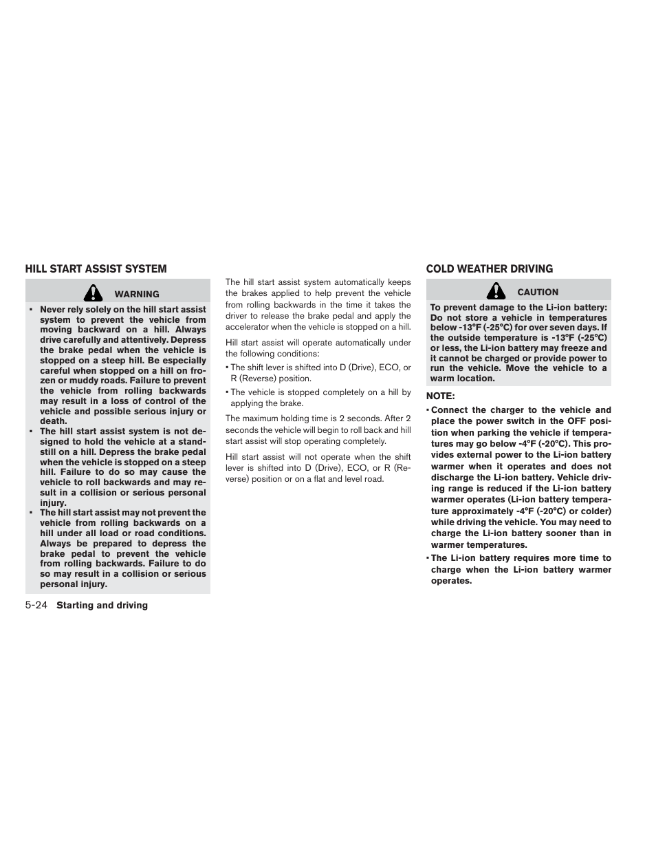 NISSAN 2013 LEAF - Owner's Manual User Manual | Page 307 / 402