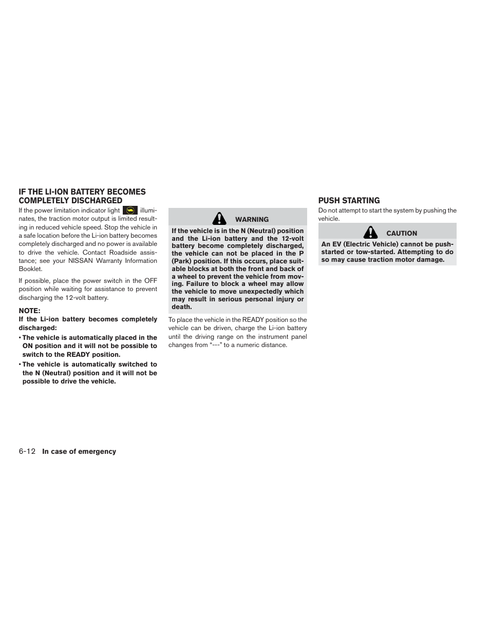NISSAN 2013 LEAF - Owner's Manual User Manual | Page 321 / 402