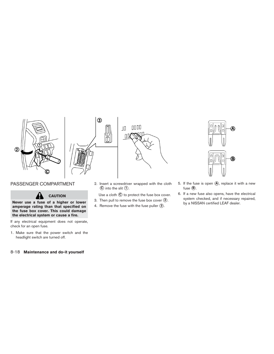 Passenger compartment -18 | NISSAN 2013 LEAF - Owner's Manual User Manual | Page 351 / 402