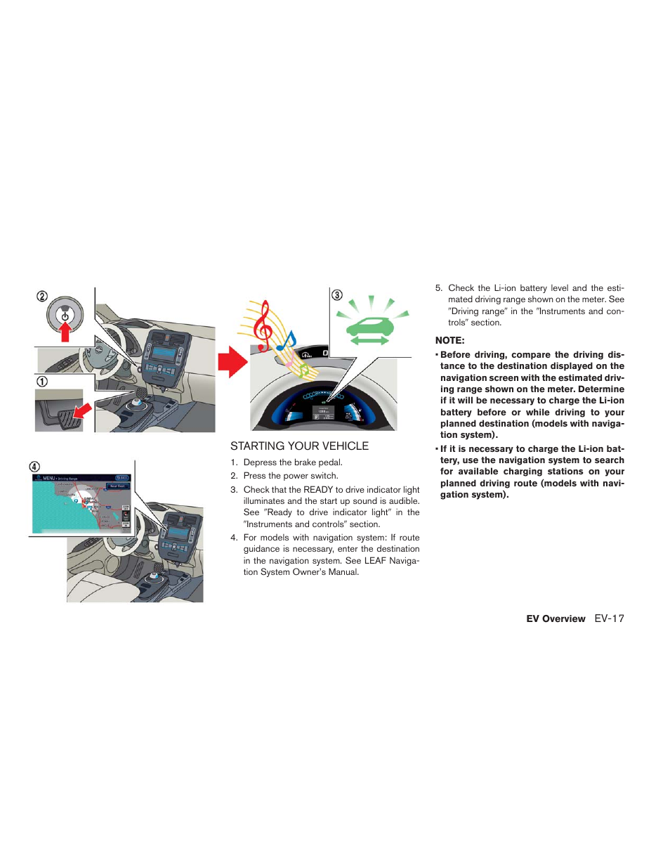 NISSAN 2013 LEAF - Owner's Manual User Manual | Page 36 / 402