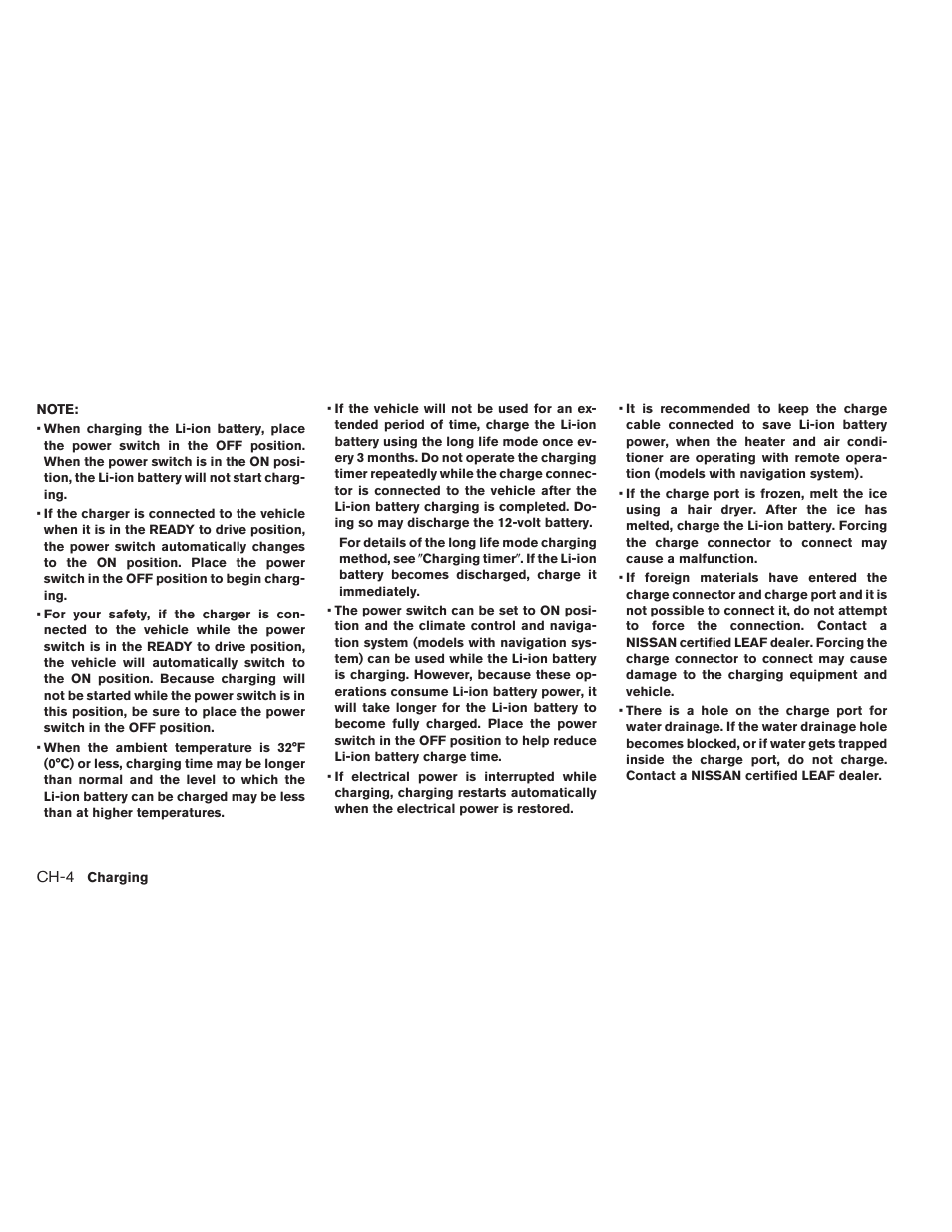 NISSAN 2013 LEAF - Owner's Manual User Manual | Page 53 / 402