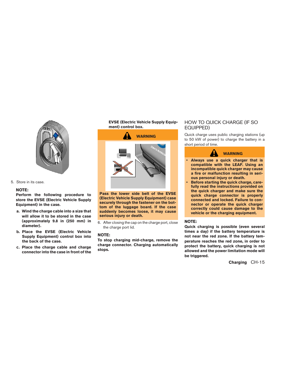 NISSAN 2013 LEAF - Owner's Manual User Manual | Page 64 / 402