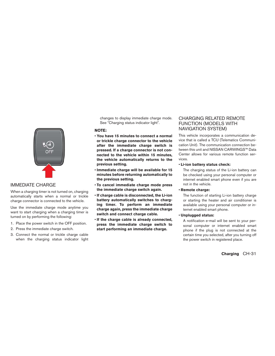 NISSAN 2013 LEAF - Owner's Manual User Manual | Page 80 / 402