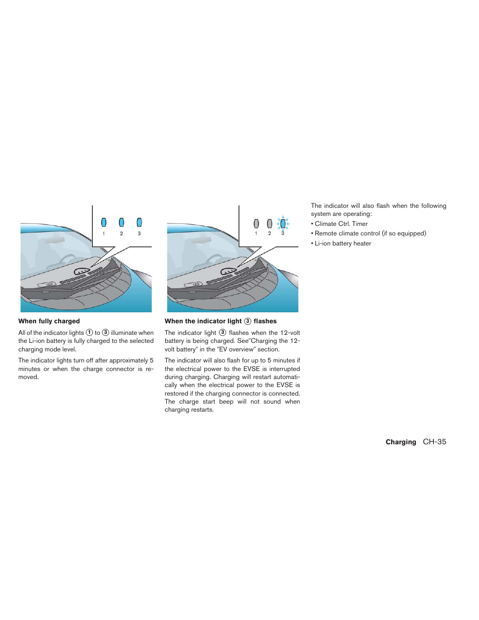 NISSAN 2013 LEAF - Owner's Manual User Manual | Page 84 / 402